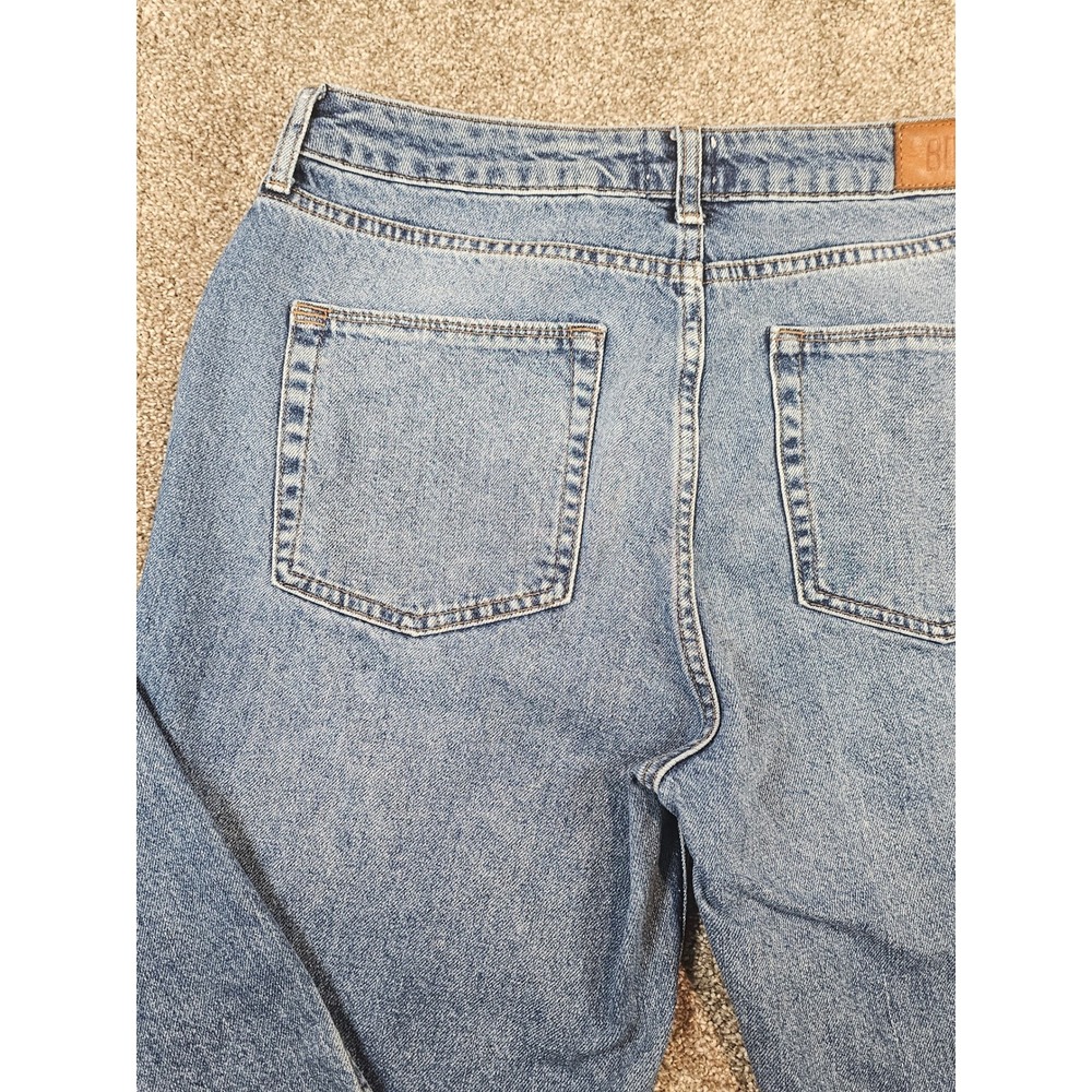 BDG Urban Outfitters Mom Jeans Blue High Waisted Seam Detail W31 L32 Womens - Picture 10 of 15